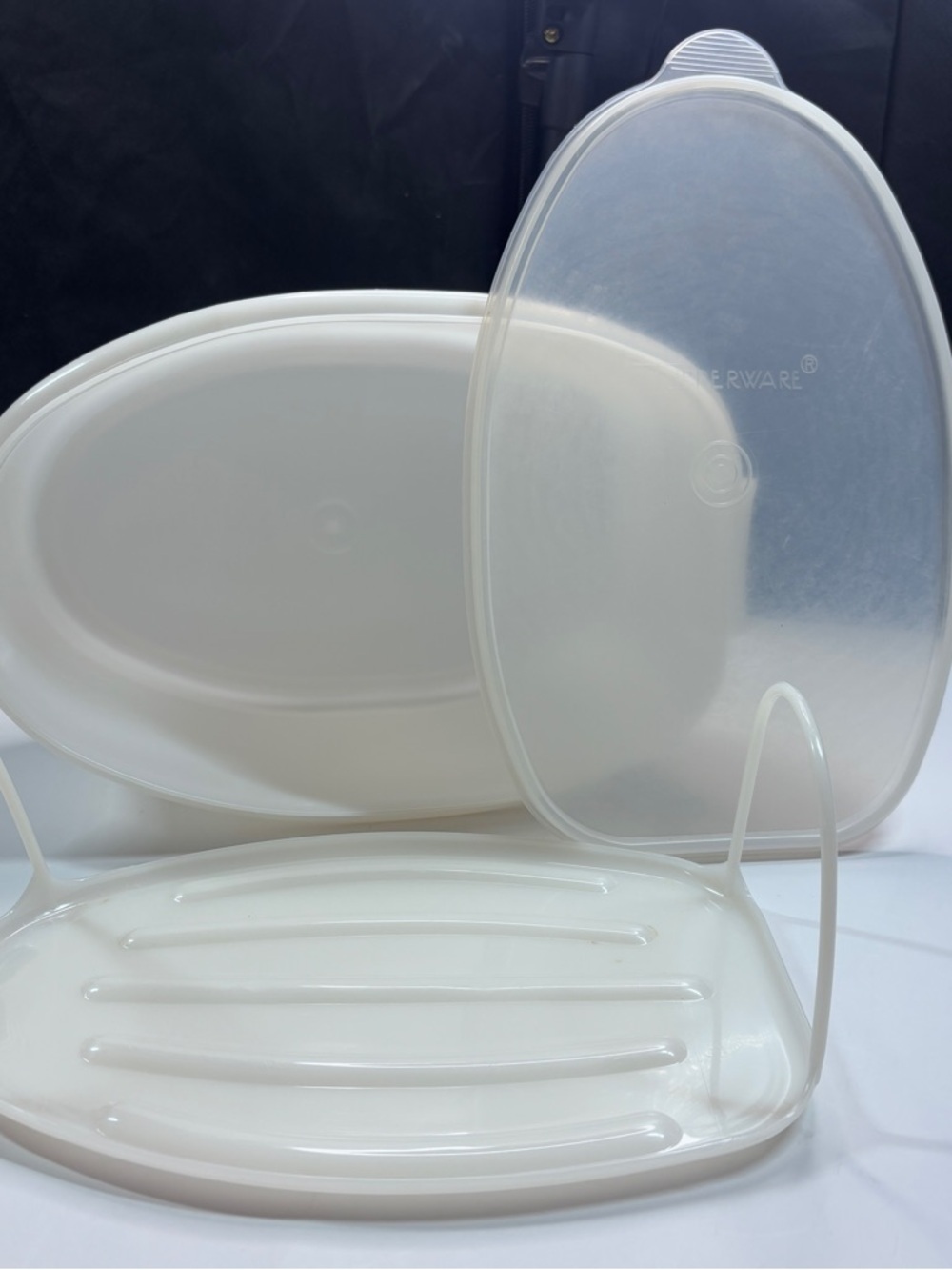 TUPPERWARE Turkey Ham Chicken Roast Flavor Saver Keeper  #487-3